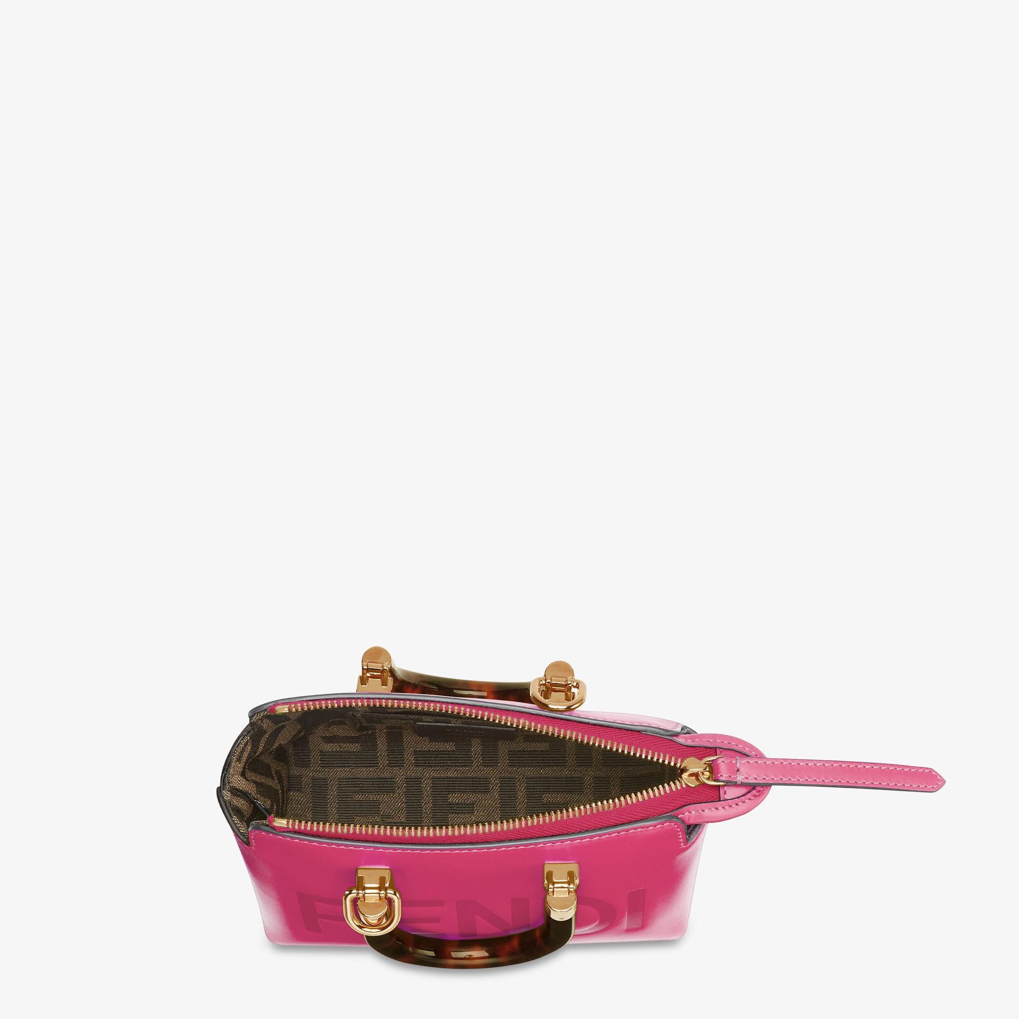 By The Way MiniFuchsia leather small Boston bag Product Image