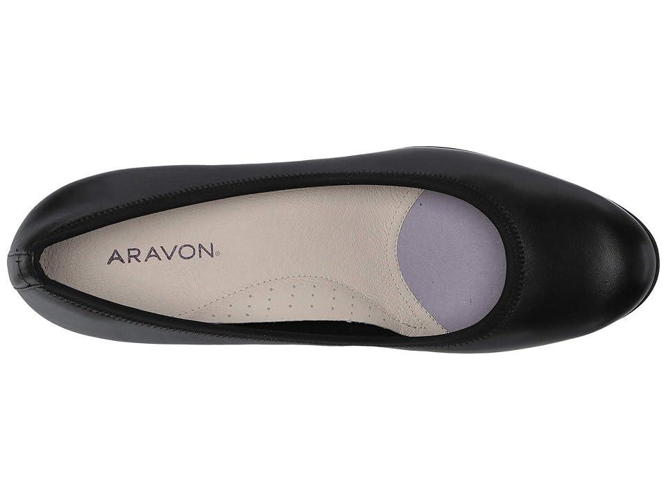 Aravon Career Dress Pump Leather) Women's Shoes Product Image