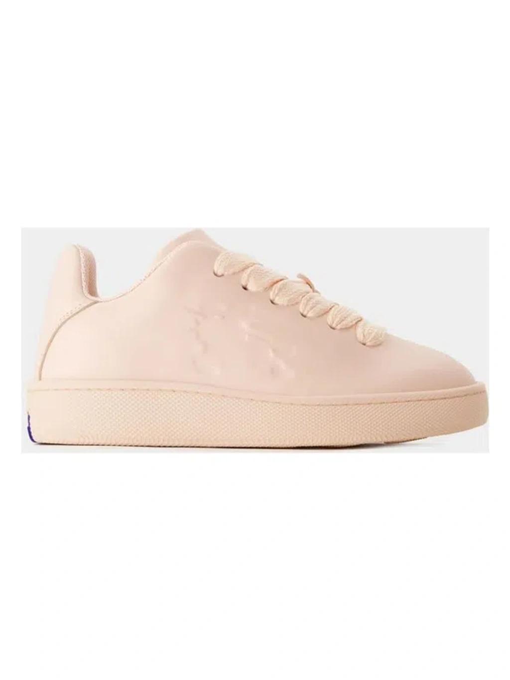 BURBERRY Women's Lf Box Sneakers In Beige Product Image