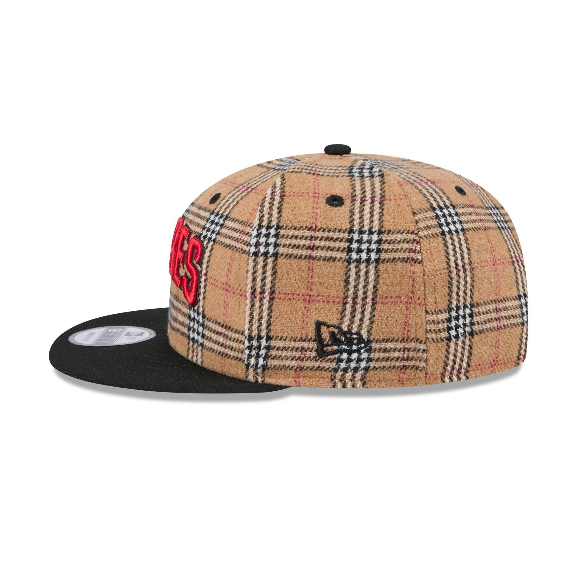 San Diego Padres Tan Tartan 9FIFTY Snapback Hat Male Product Image