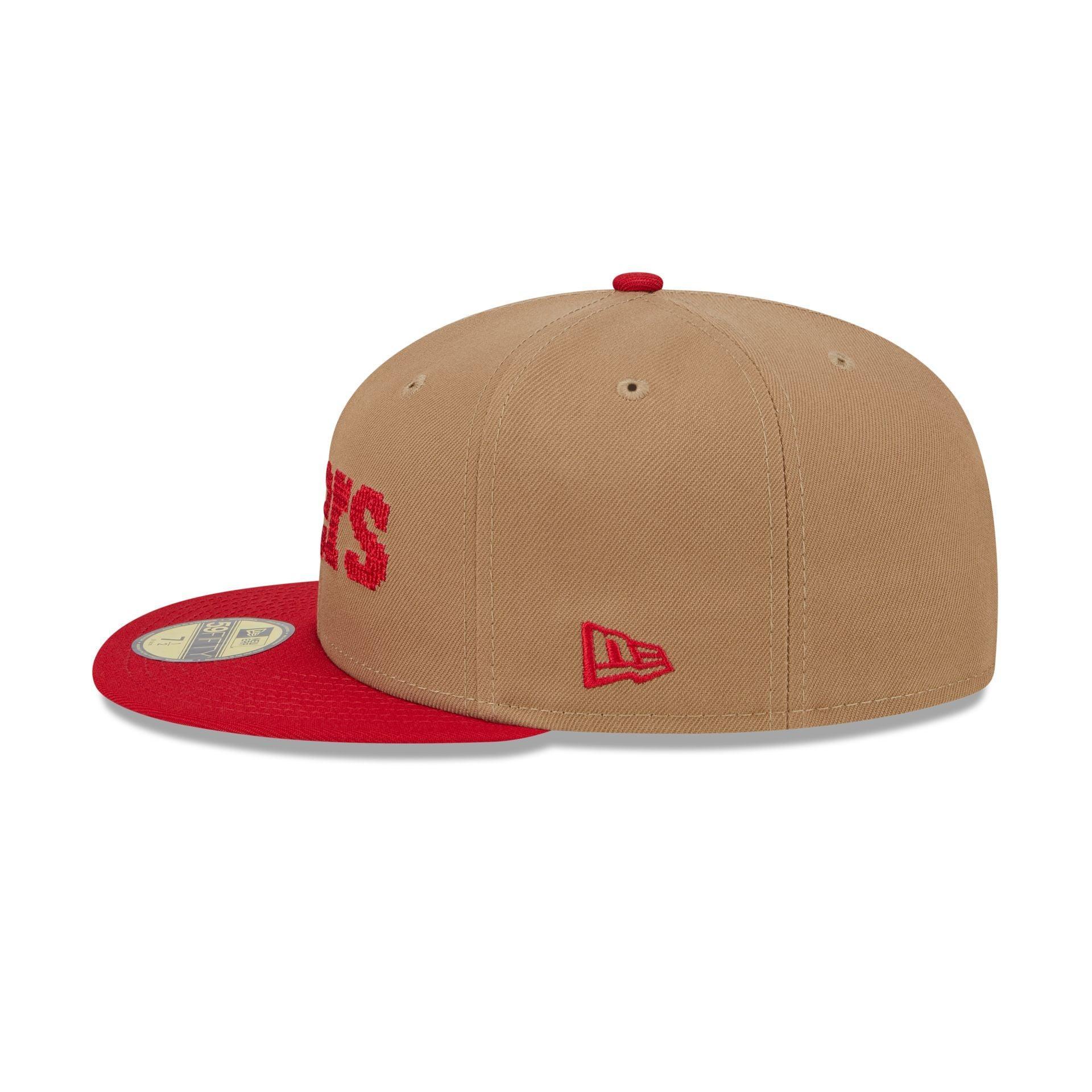 San Francisco 49ers Classic 8-Bit Wordmark 59FIFTY Fitted Hat Male Product Image