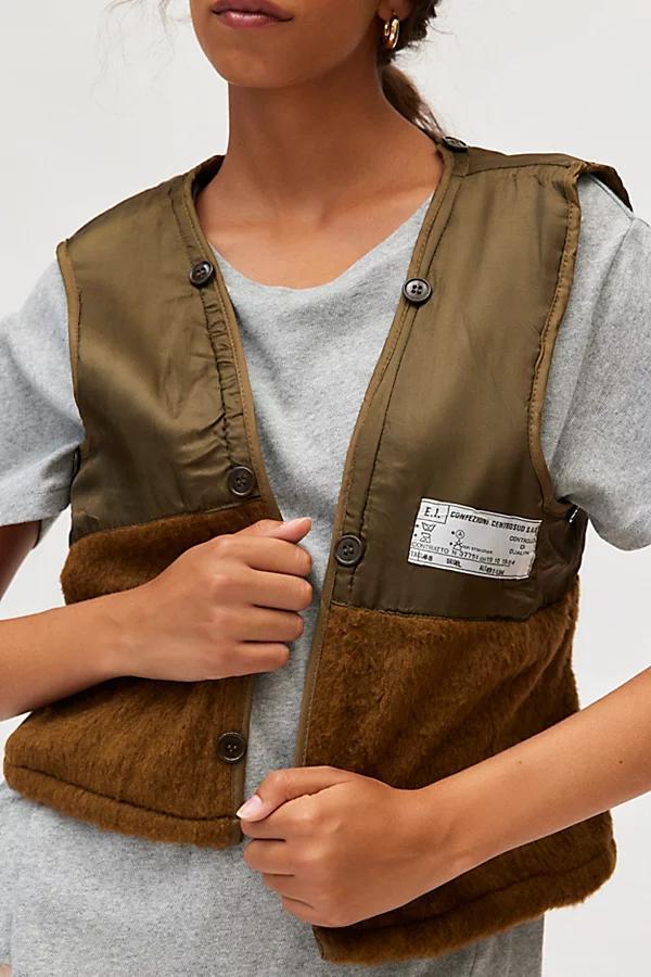 Urban Renewal Vintage Crop Surplus Vest Jacket Womens at Urban Outfitters Product Image