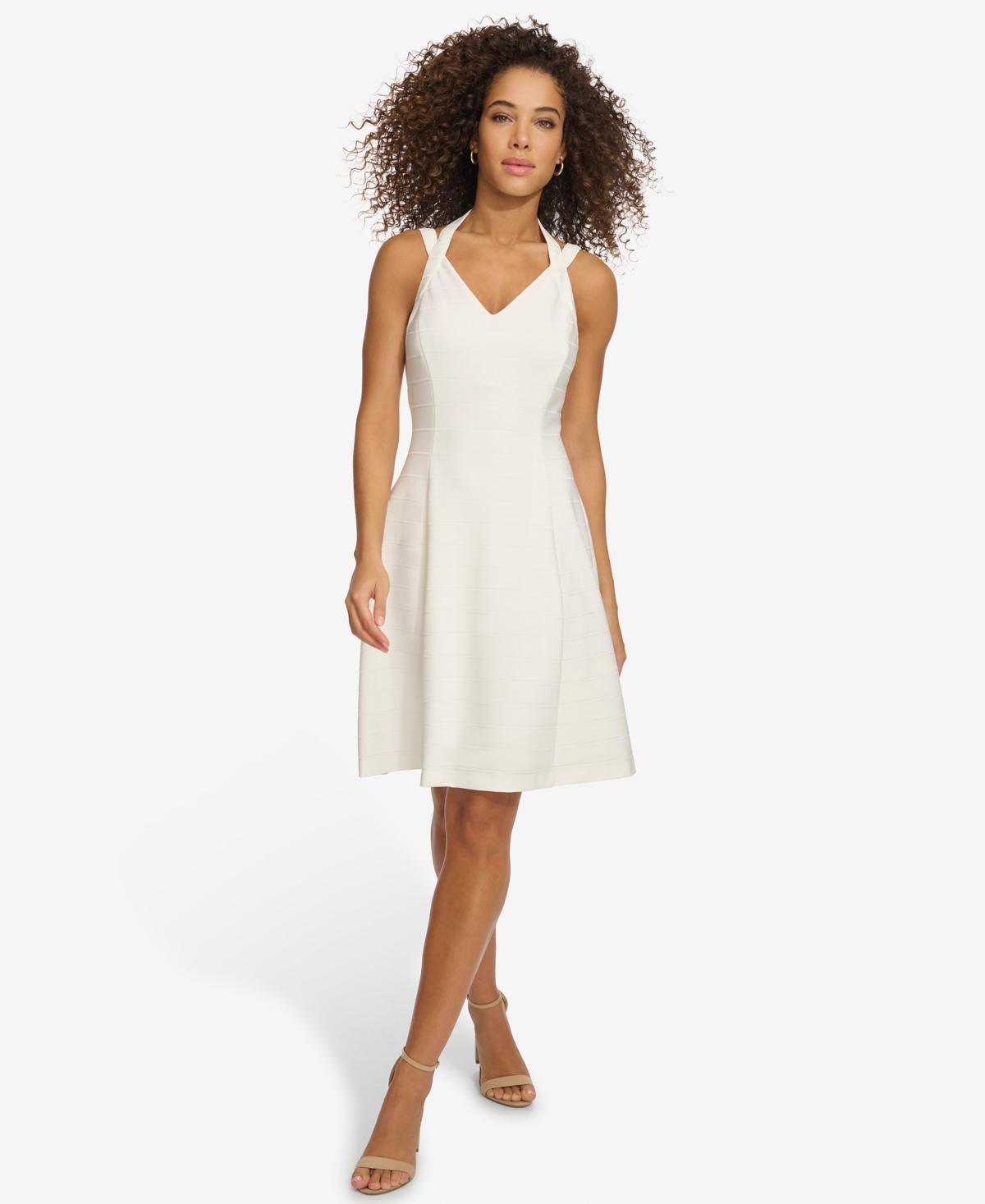 kensie Womens Bandage Fit & Flare Dress Product Image