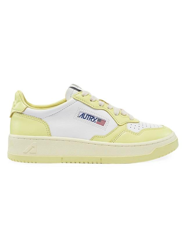 Womens Medalist Leather Low-Top Sneakers Product Image