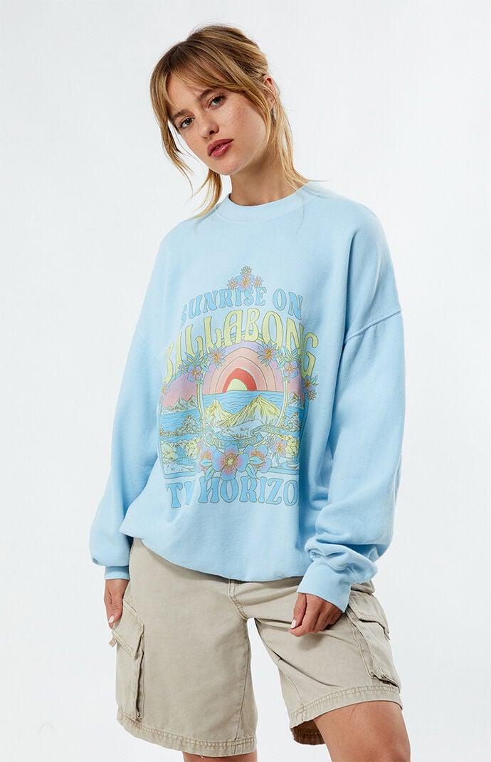 Billabong Ride In Cotton Blend Graphic Sweatshirt Product Image