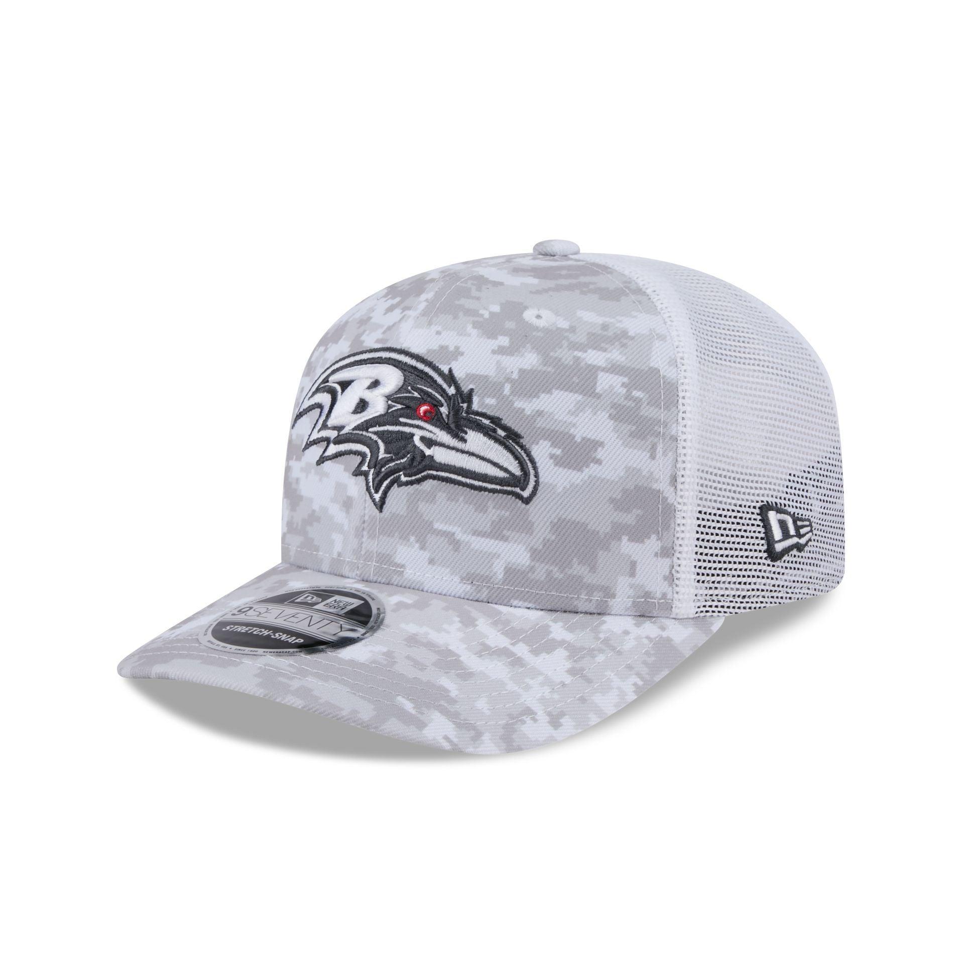 Baltimore Ravens 2024 Salute to Service 9SEVENTY Trucker Hat Male Product Image