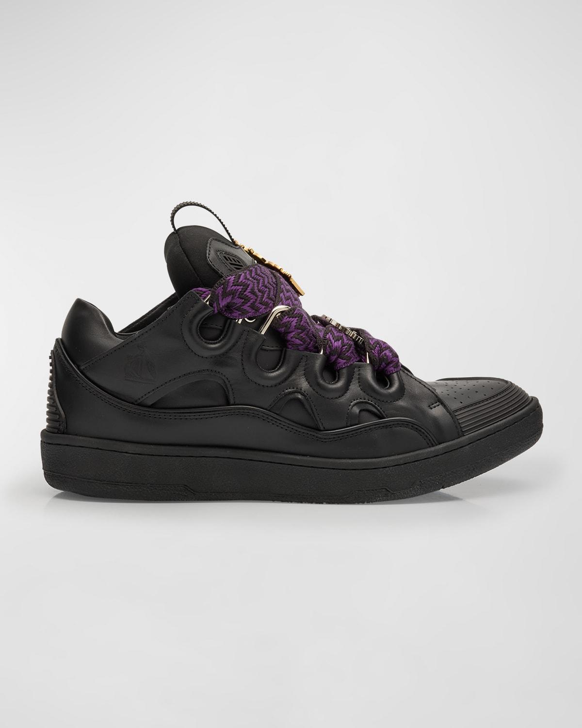 x FUTURE Mens Curb Leather Low-Top Sneakers Product Image