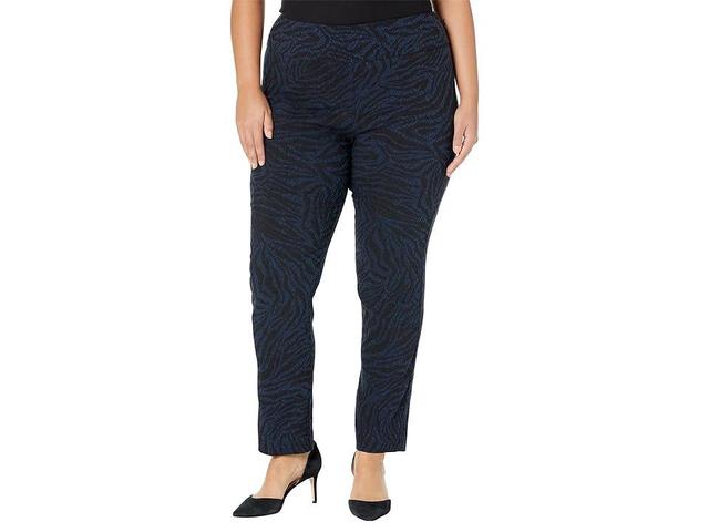 Elliott Lauren In The Elastic Waist Pull-On Pants (Royal/Black) Women's Clothing Product Image