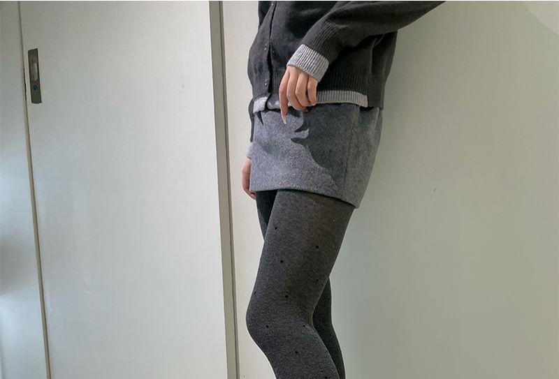 Dotted Opaque Tights Product Image