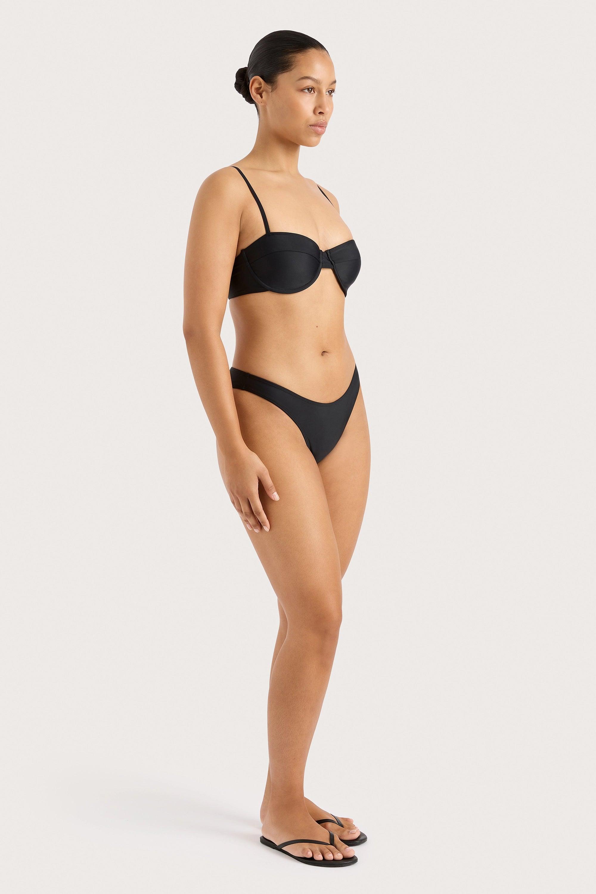 Farrah Bikini Top Black Product Image