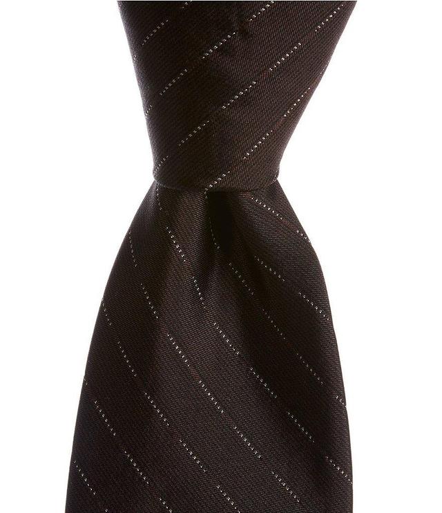 Murano Big & Tall Micro Stripes 3 1/8#double; Silk Tie Product Image