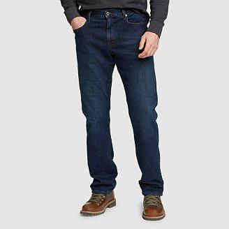 Men's Fleece-Lined Flex Straight Jeans Product Image