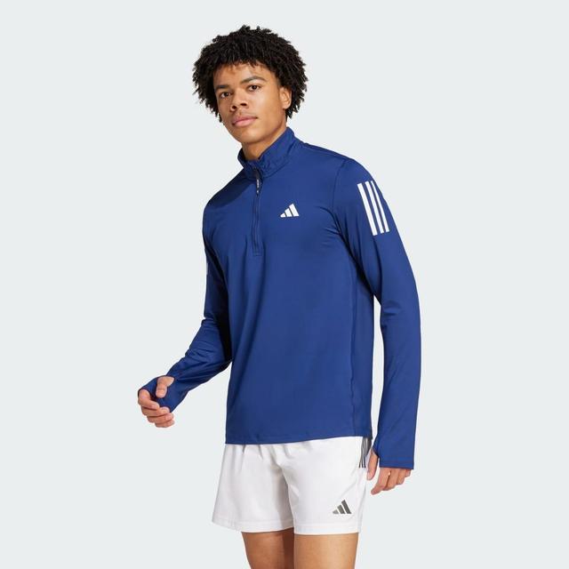 Mens adidas Own the Run Half-Zip Running Track Top Product Image