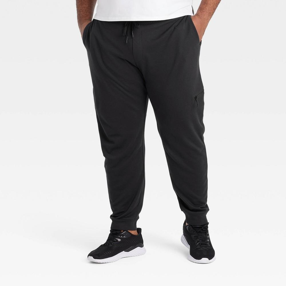 Mens Big Ponte Jogger Pants - All In Motion Black Onyx 3XL Product Image