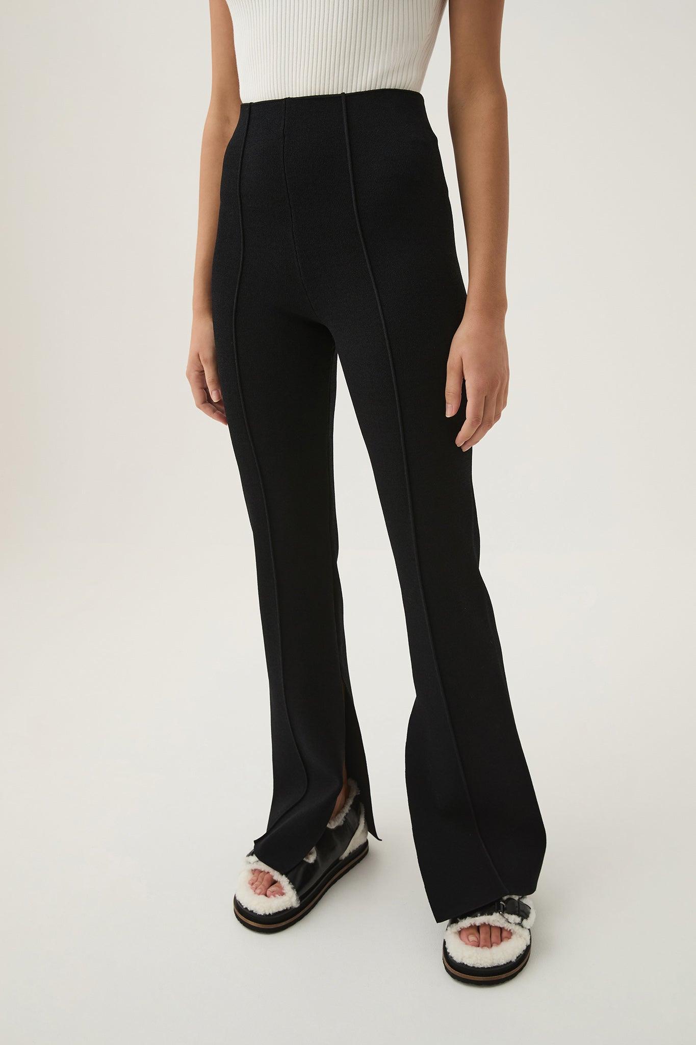 Isobel Split Hem Knit Pant Product Image