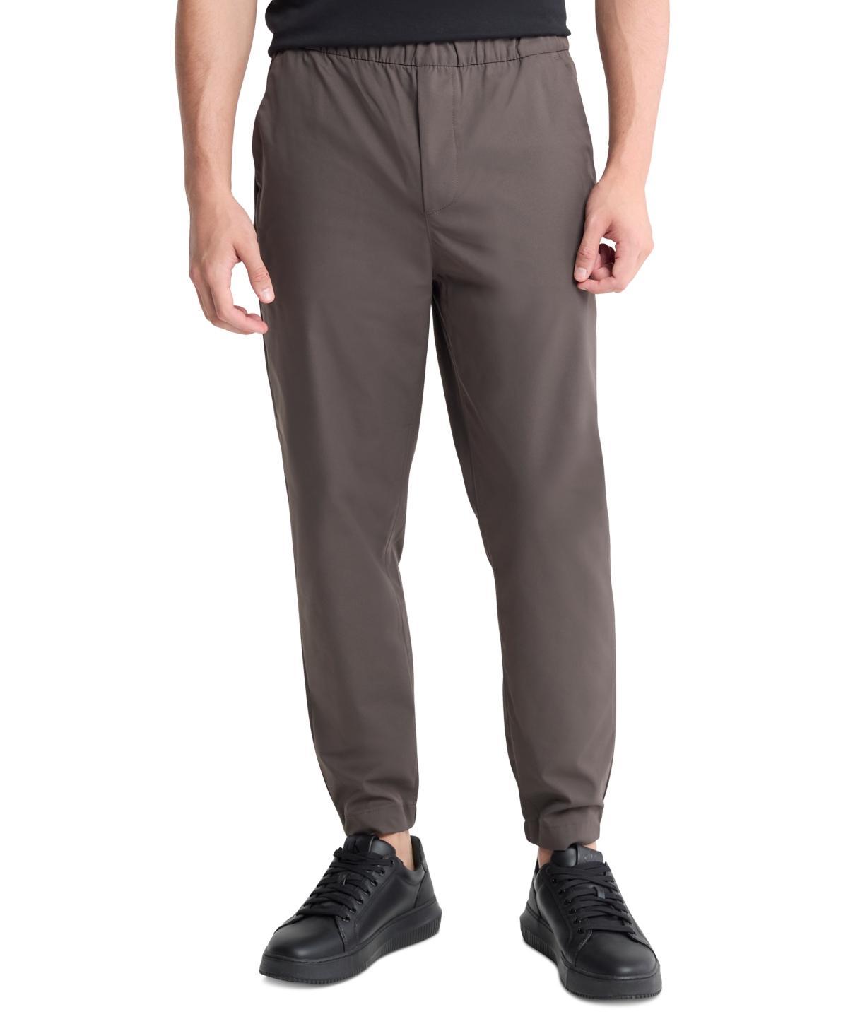 Calvin Klein Mens Tech Slim Pull-On Pants - Grey - XS Product Image