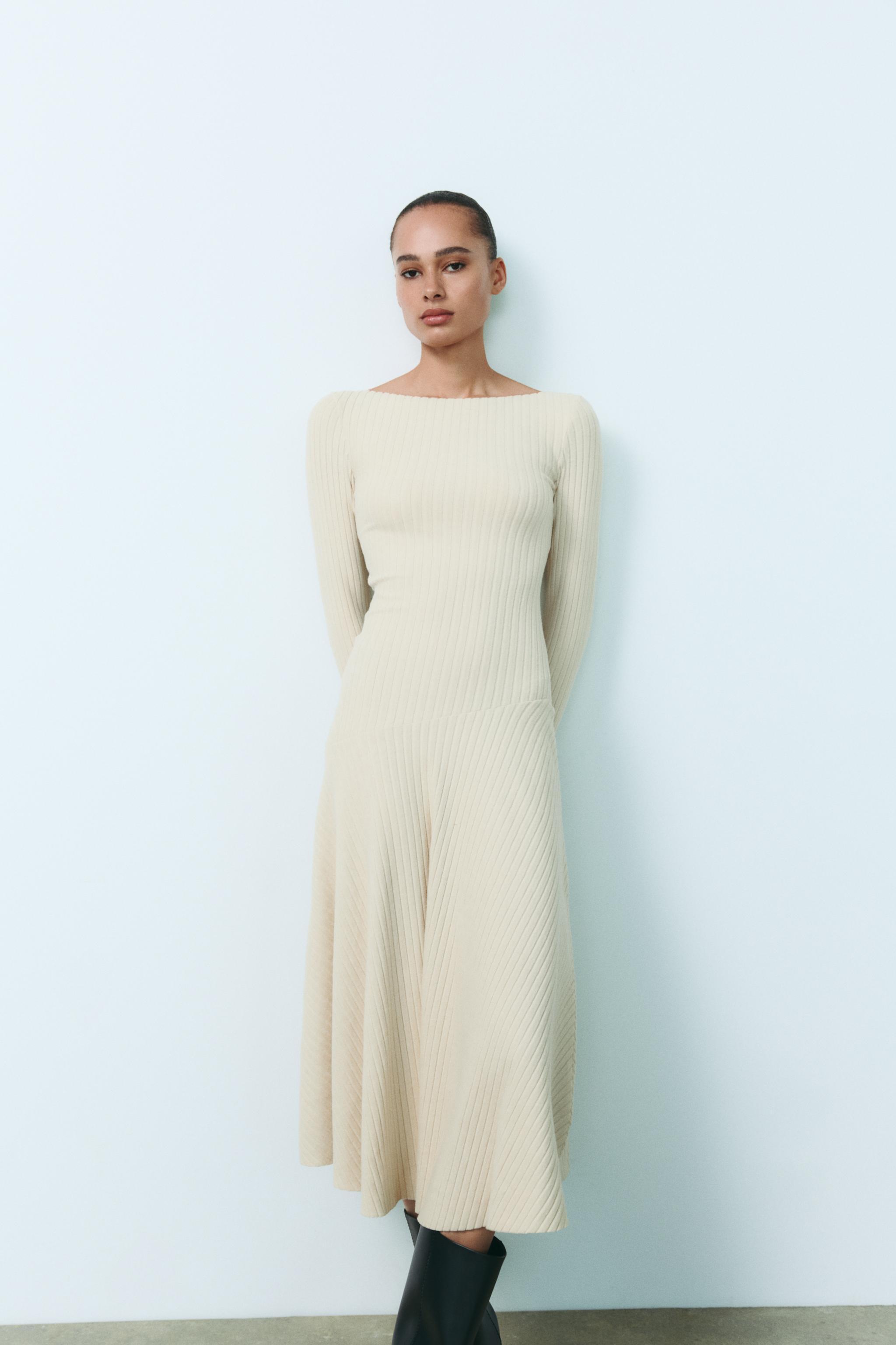 RIBBED SOFT DRESS Product Image