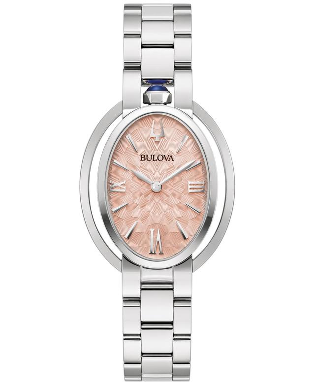 Bulova Womens Rubaiyat Two Hand Stainless Steel Quartz Analog Bracelet Watch Product Image