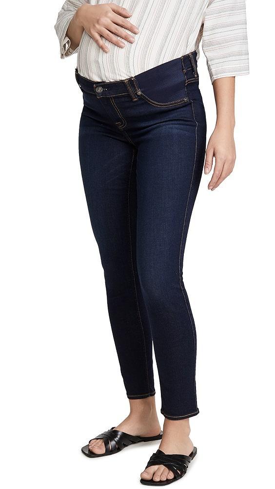 7 For All Mankind The Ankle Skinny Maternity Jeans | Shopbop Product Image