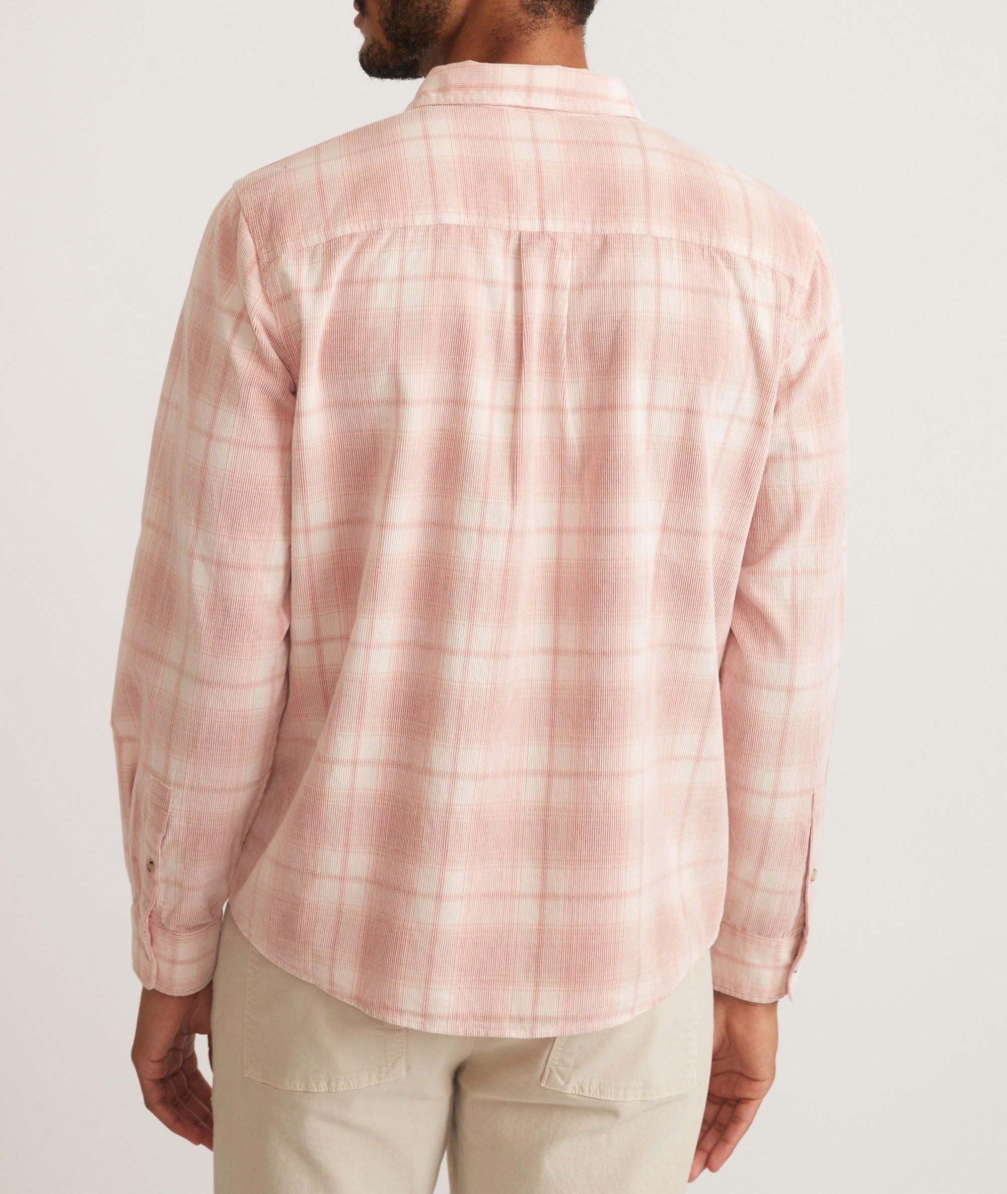 Lightweight Plaid Cord Shirt Product Image