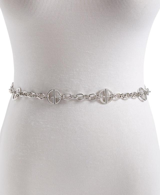 Giani Bernini Womens Logo Metal Chain Belt Product Image