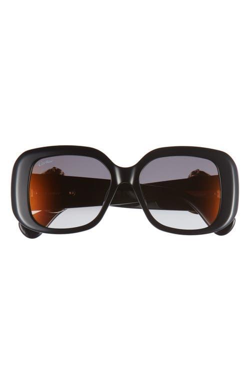 Cartier 54mm Square Sunglasses Product Image