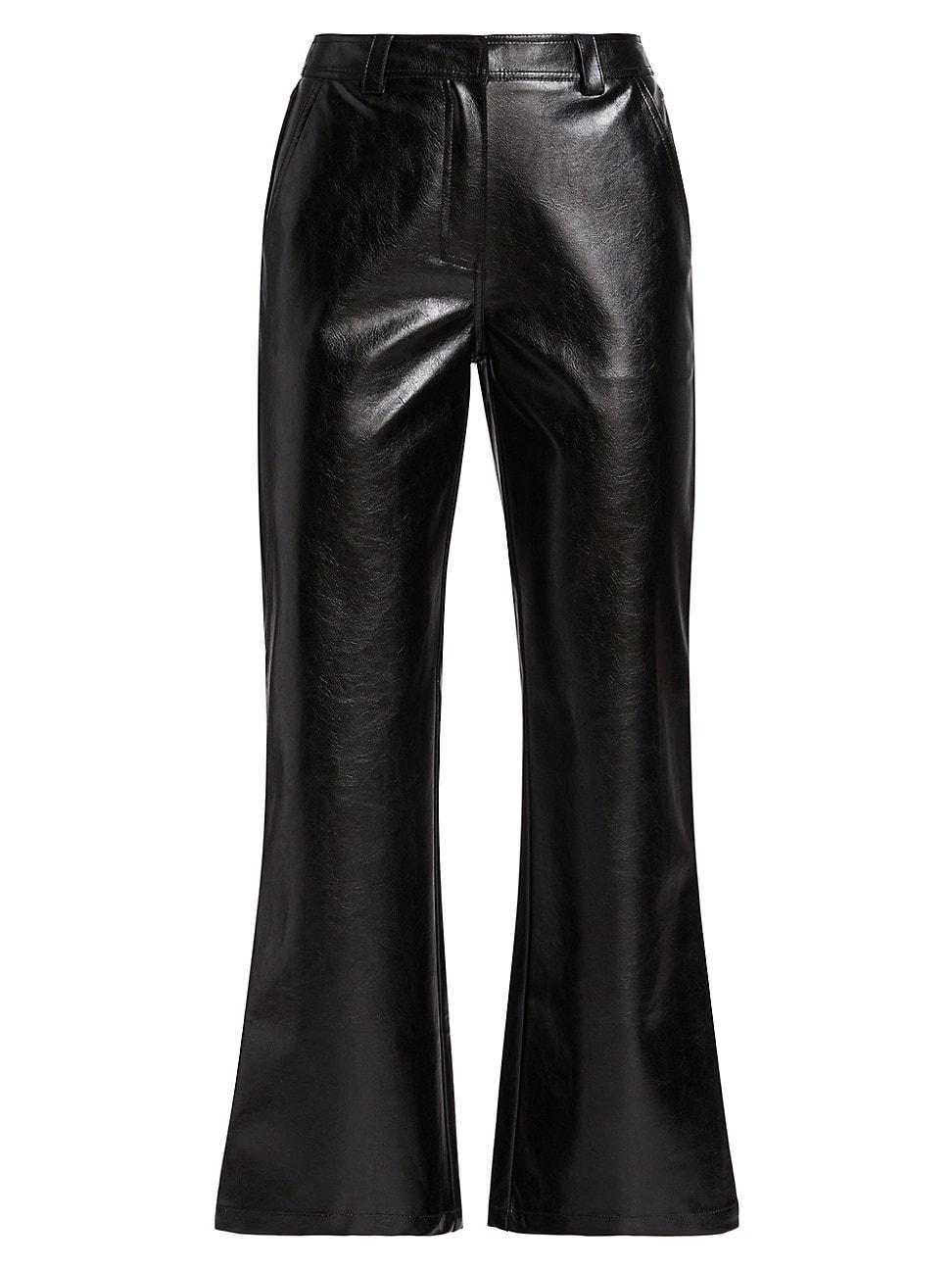 Womens Melbrooke Faux Leather Trousers product image