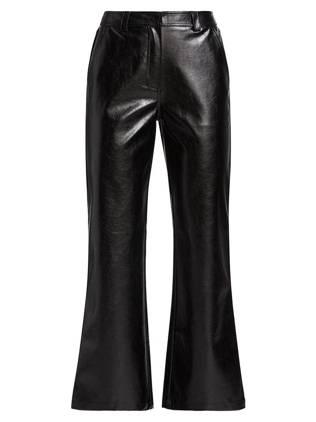 Womens Melbrooke Faux Leather Trousers Product Image