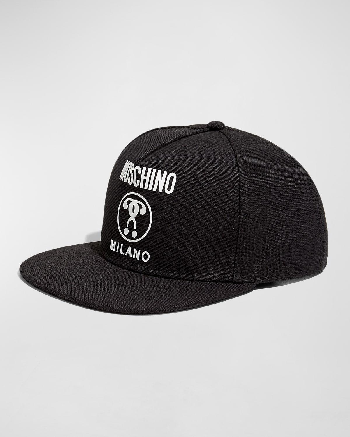 Mens Flat Brim Logo Baseball Hat Product Image