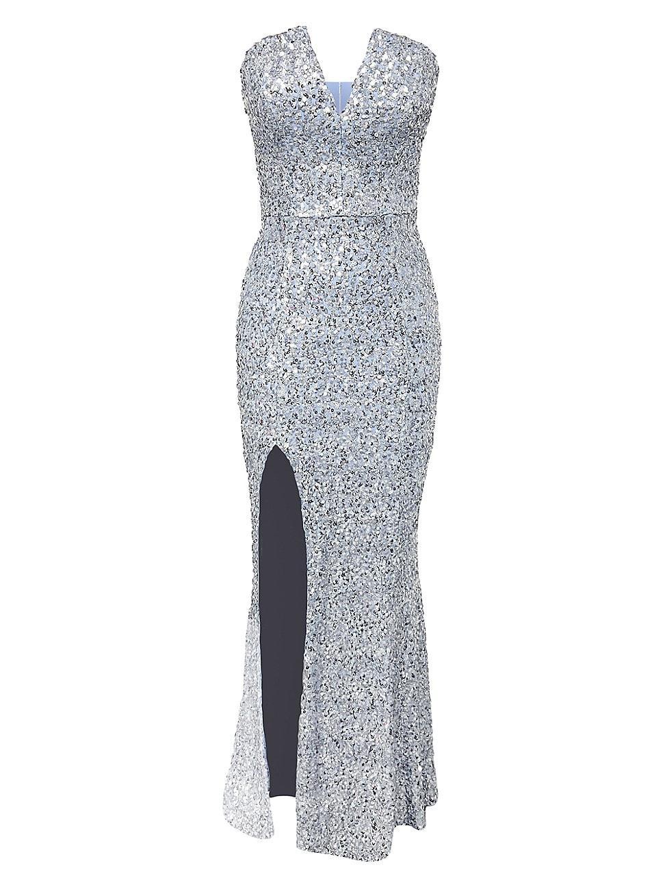 Dress the Population Fernanda Sequin Strapless Gown Product Image