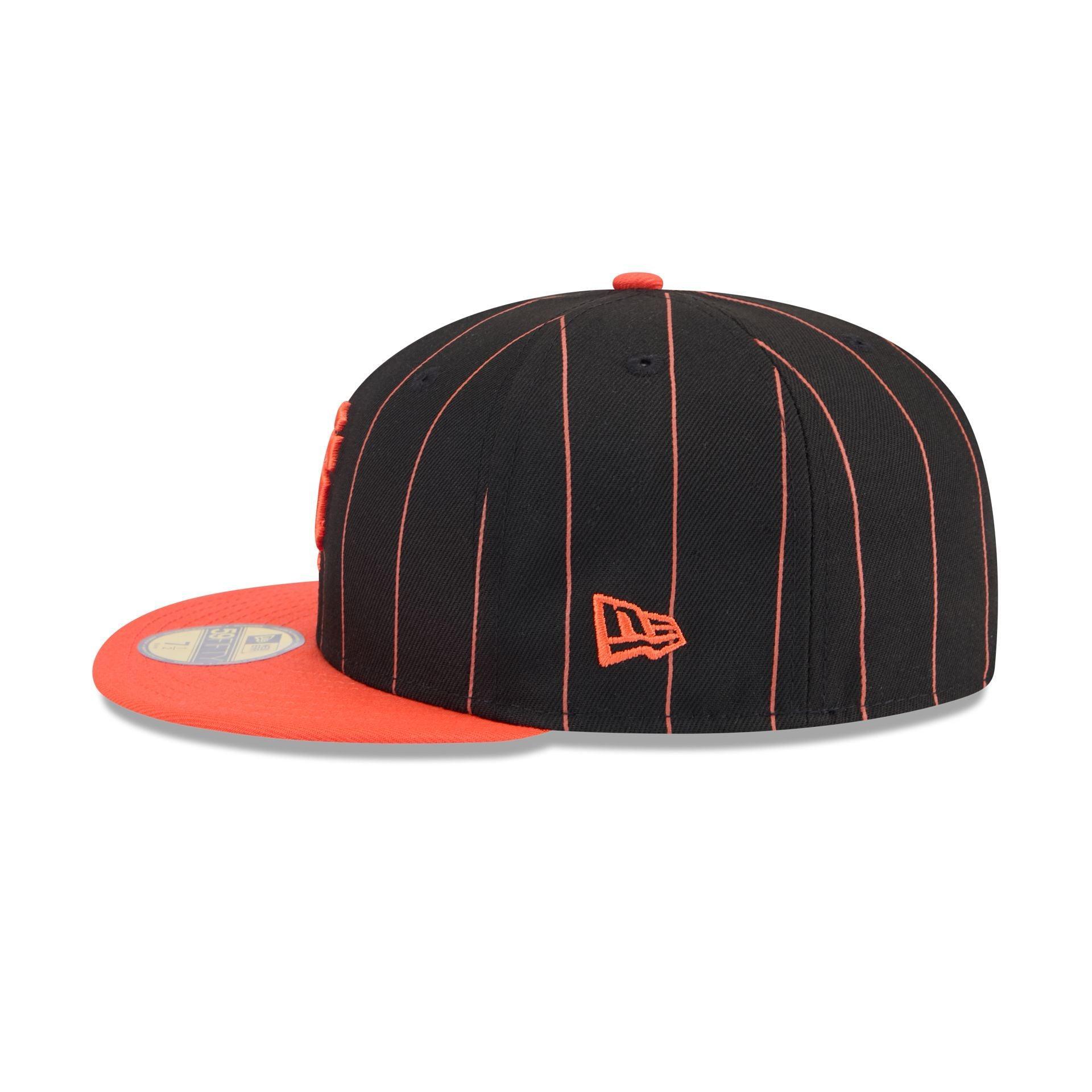 San Francisco Giants Throwback Pinstripe 59FIFTY Fitted Hat Male Product Image