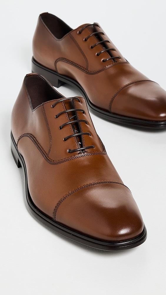 FERRAGAMO Boston Leather Lace Up Dress Shoes | Shopbop Product Image