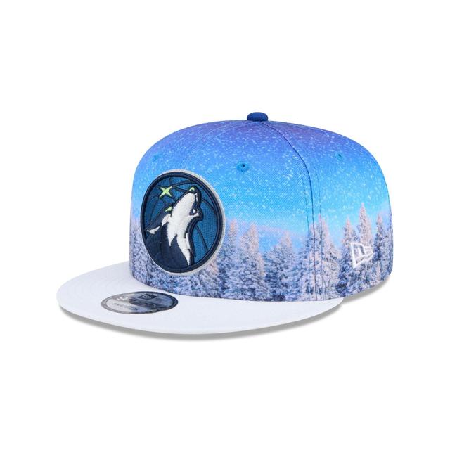 Minnesota Timberwolves Winter Photoreal 9FIFTY Snapback Hat Male Product Image