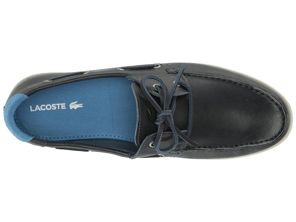 Lacoste Caspian 123 1 (Navy/Off-White) Men's Shoes Product Image