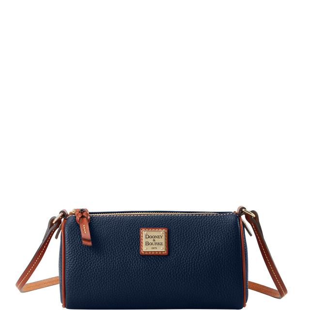 Dooney & Bourke Womens Pebble Grain Buffy Crossbody Leather Shoulder Bag in Midnight Blue Product Image