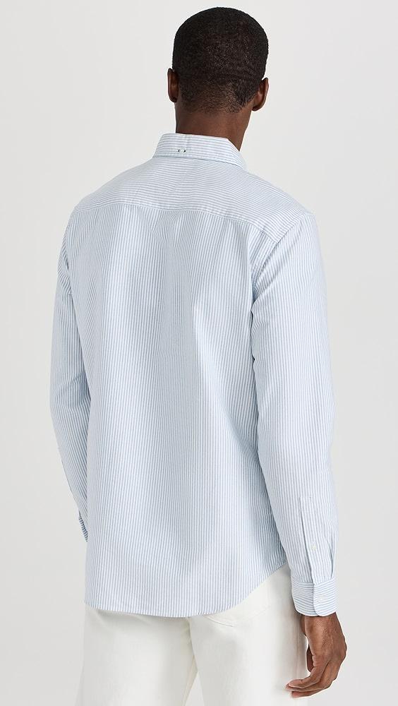 Club Monaco Long Sleeve Stripe Oxford Shirt | Shopbop Product Image