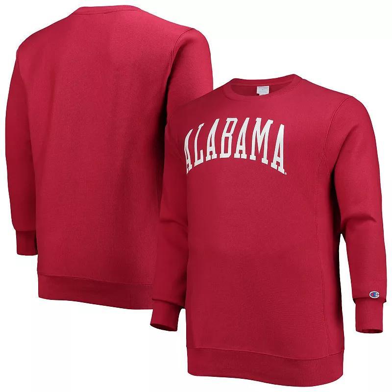 Mens Champion Crimson Alabama Crimson Tide Arch Reverse Weave Pullover Sweatshirt Product Image