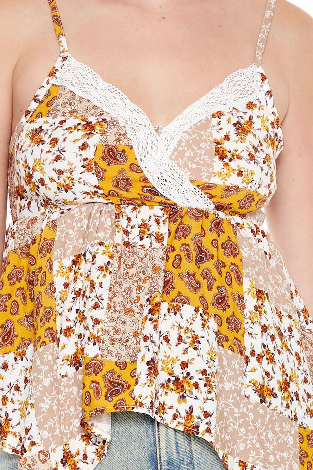 Patchwork Handkerchief Cami | Forever 21 Product Image