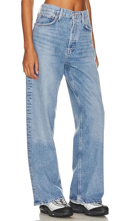 AGOLDE Low-Slung Baggy Jeans By AGOLDE in Blue Size 25 Product Image