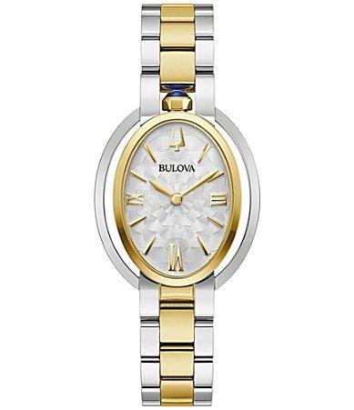 Bulova Womens Rubaiyat Two-Tone Stainless Steel Bracelet Watch 29mm Product Image