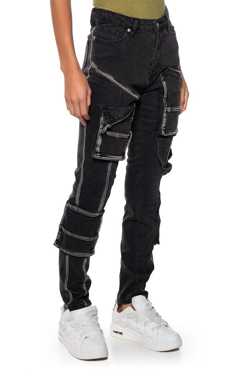 GEAR UP SKINNY CARGO JEANS Product Image