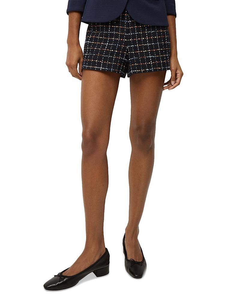 Veronica Beard Jazmin Plaid Shorts Product Image