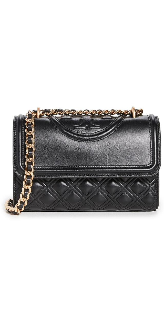 Tory Burch Fleming Small Convertible Leather Shoulder Bag Product Image