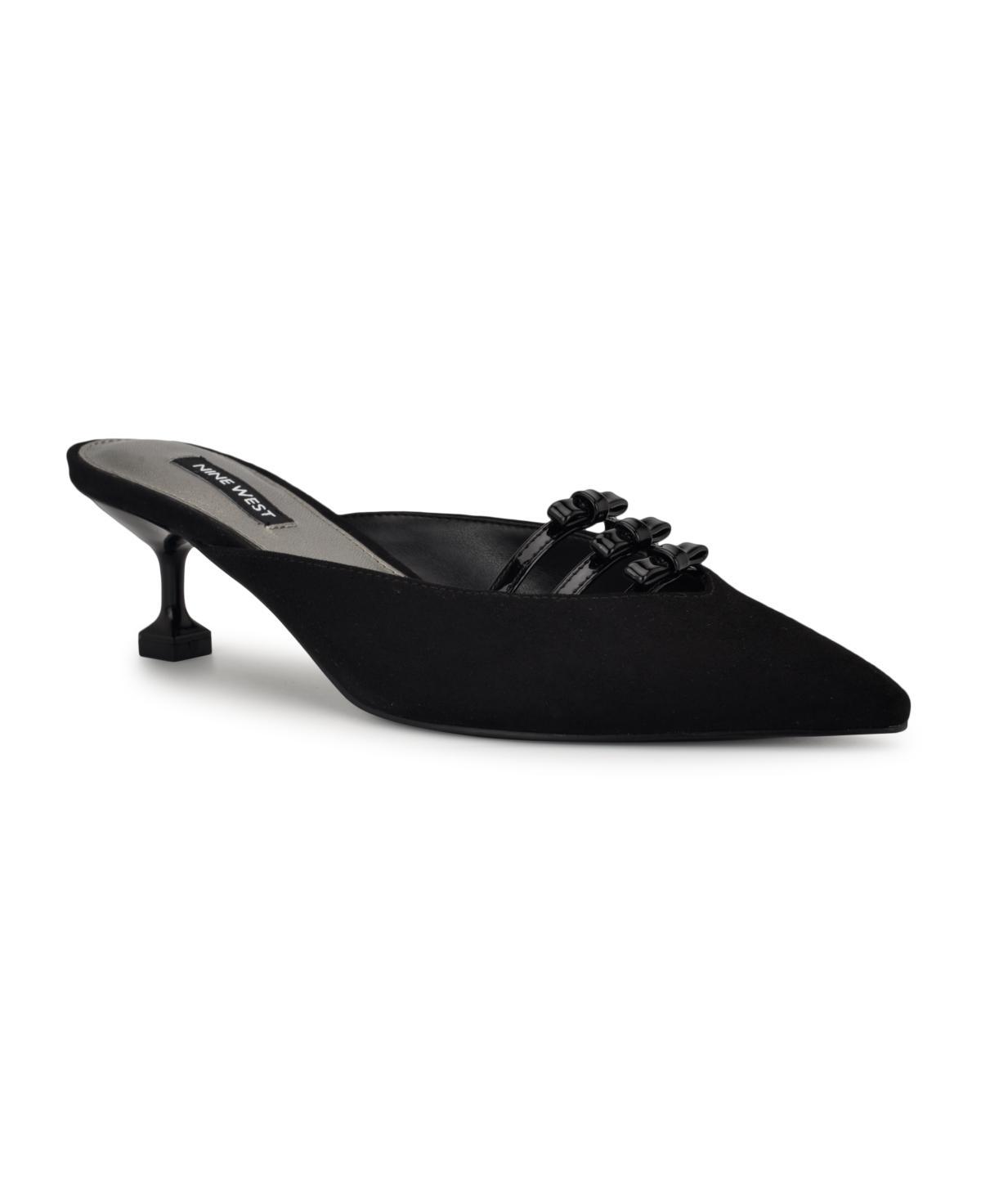 Nine West Weeka Slip-On Pointy Toe Womens Dress Mule Pumps Product Image