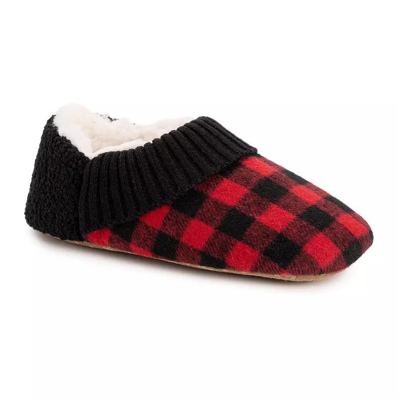 MUK LUKS Flannel Plaid Womens Slippers Product Image