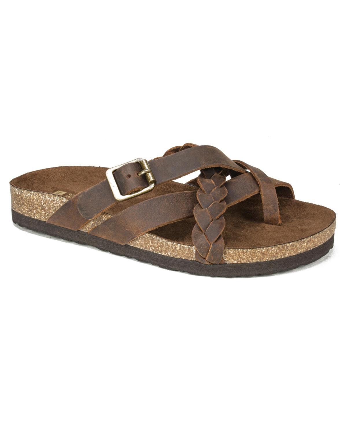 Womens White Mountain Harrington Footbed Slide Sandals Product Image