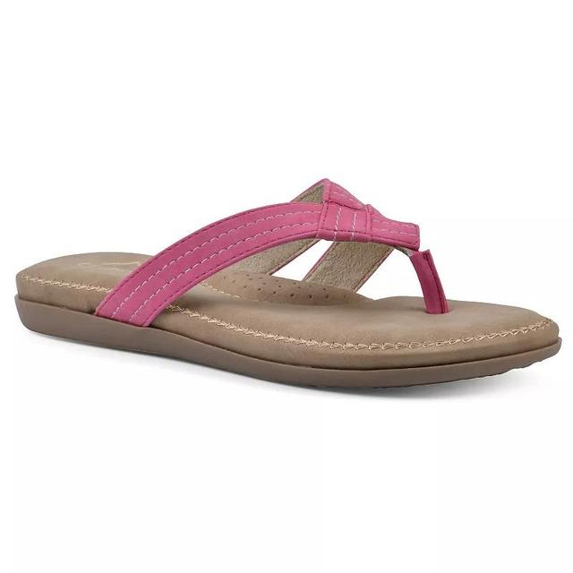 Cliffs by White Mountain Fateful Womens Comfort Thong Sandals Product Image