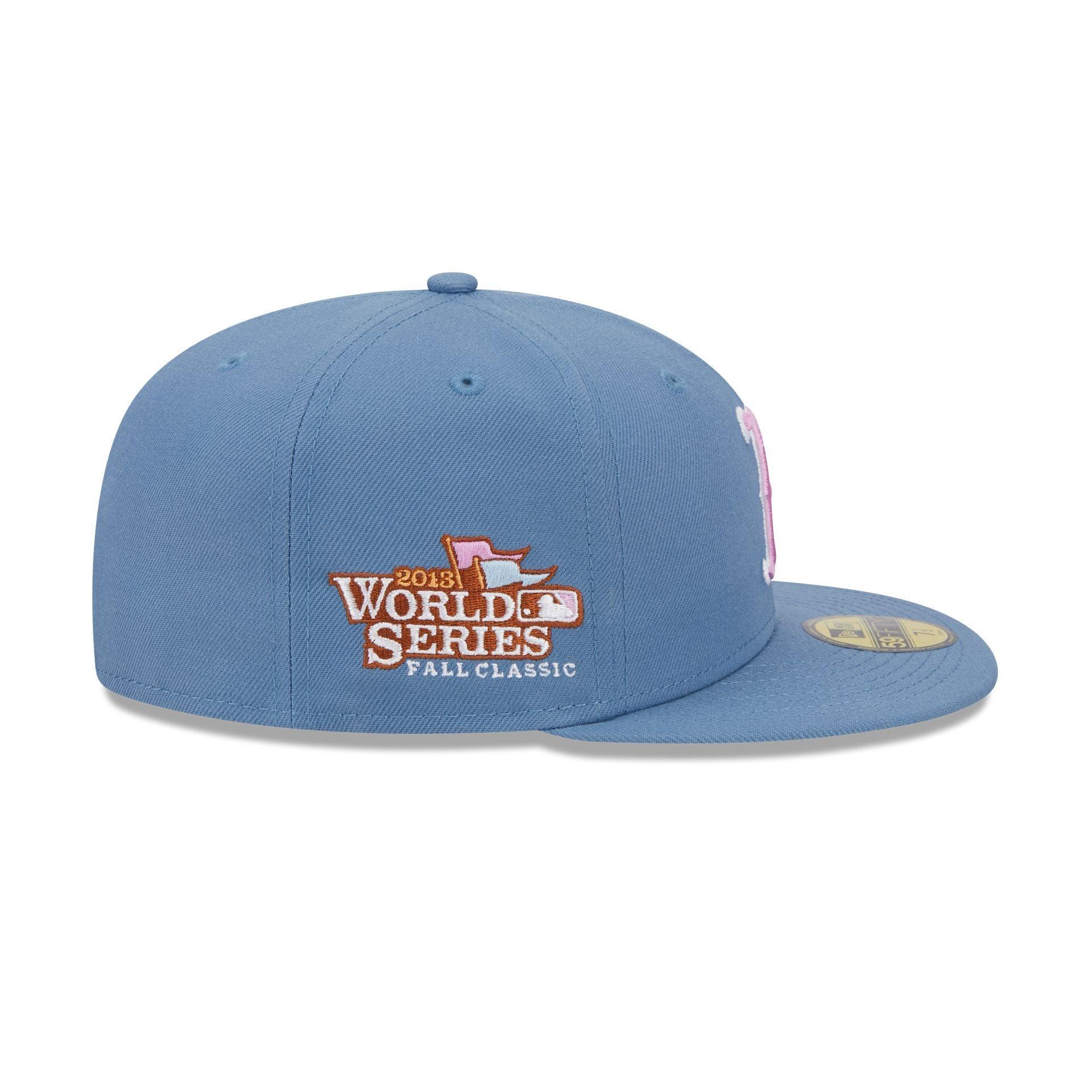 Boston Red Sox Color Pack Faded Blue 59FIFTY Fitted Hat Male Product Image