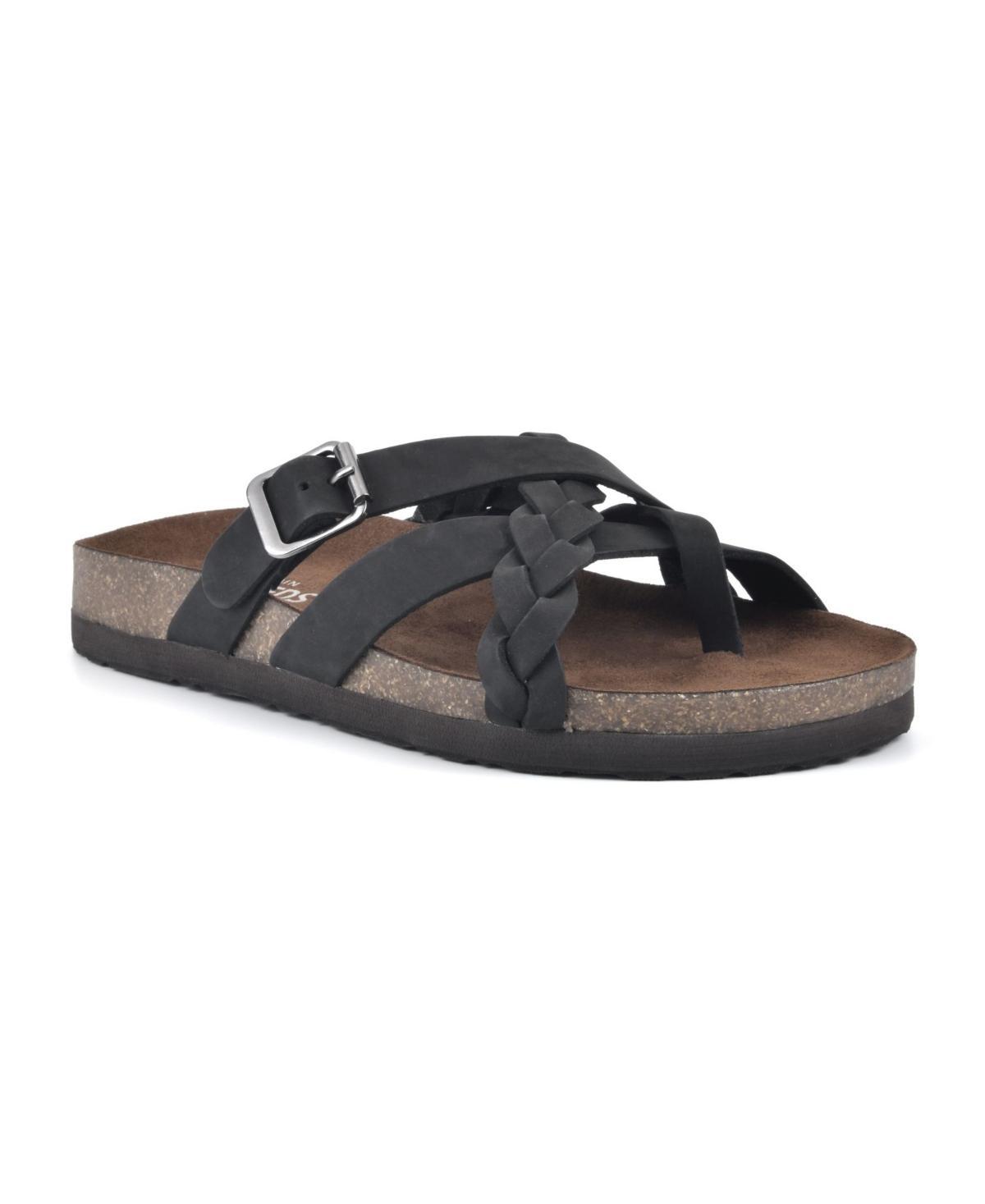 Womens White Mountain Harrington Footbed Slide Sandals Product Image