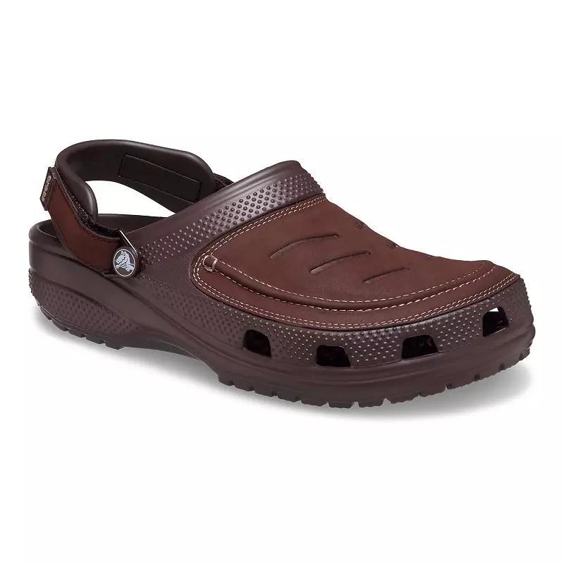 Crocs Youkon Vista II Mens Clogs Brown Mushroom Product Image